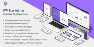 WP Star White Label WordPress Admin Theme 1.3破解版插件