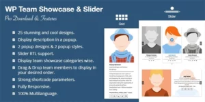 WP Team Showcase And Slider Pro 1.4.2破解版插件