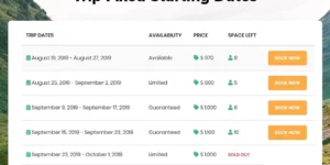 WP Travel Engine Trip Fixed Starting Dates 2.3.11破解版插件