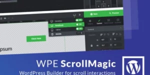 WPE ScrollMagic (Scrolly) – WordPress Builder for scroll interactions 2.2.2破解版插件