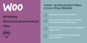 WPHobby WooCommerce Product Filter 1.0.1破解版插件