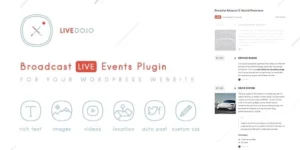 WPLiveDojo Live Event Text Broadcast Plugin 1.0.11破解版插件