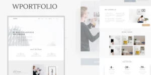 WPortfolio Minimalist Multipurpose WordPress Theme 1.0.0破解版主题