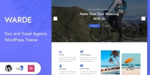 Warde – Tour and Travel Landing Page WordPress Theme 1.0.0破解版主题