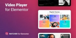 Watcher – Flexible Video Player for Elementor 1.0.1破解版插件