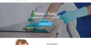 Water And Soap Cleaning Service Company WordPress Theme 1.0.0破解版主题