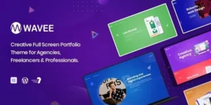 Wavee Creative Portfolio WordPress Theme 1.3.3破解版主题