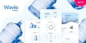 Wavio Bottled Water Delivery WordPress Theme 1.24破解版主题