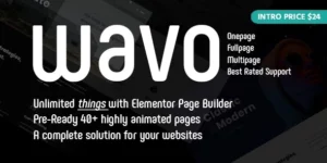 Wavo Creative Portfolio Agency Theme 2.1.9破解版主题