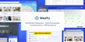 Wealty Multipurpose Real Estate WordPress Theme 3.1破解版主题