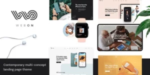 WebOn Landing Page WordPress Theme 1.3破解版主题