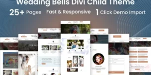 Wedding Photography WordPress Divi Child Theme WordPress Theme 2.0破解版插件