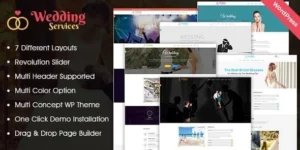 Wedding Services WordPress Theme 1.0.1破解版主题