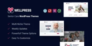 WellPress Senior Care WordPress Theme 1.0.9破解版主题
