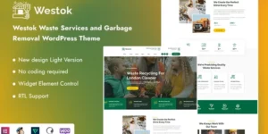 Westok Waste Services and Garbage Removal WordPress Theme 1.0.1破解版主题