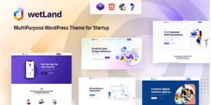 Wetland MultiPurpose WordPress Theme for Startup 1.0.9破解版主题