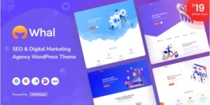 Whal Digital Marketing SEO WordPress Theme 1.0.8破解版主题