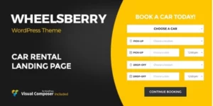 Wheelsberry – Car Rental WordPress Theme / Landing Page 1.2.8破解版主题