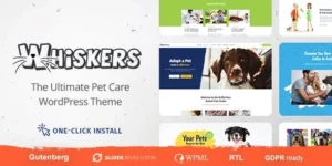 Whiskers Pets Store | Vet Clinic | Animal Adoption 1.1.4破解版主题