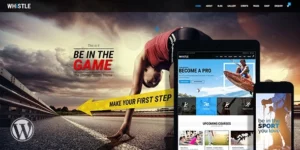 Whistle Sports Club WordPress 4.2破解版主题