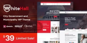 White Hall Municipal and Government WordPress Theme 1.4破解版主题
