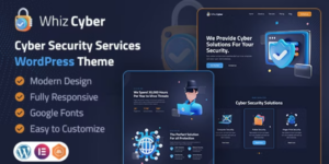 WhizCyber | Cyber Security WordPress Theme 1.0.0破解版主题