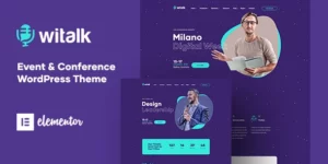 WiTalk Event Conference WordPress Theme 1.0.5破解版主题