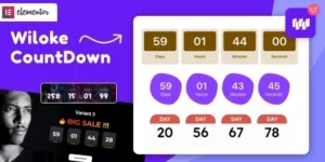 Wiloke Countdown Timer for Elementor 1.0.21破解版插件