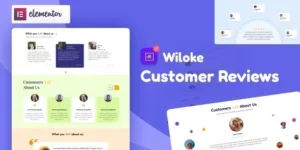 Wiloke Customer Reviews for Elementor 1.0.1破解版插件