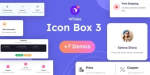 Wiloke Icon Box Lune for Elementor 1.0.2破解版插件
