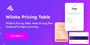 Wiloke Pricing Table Addon For Elementor 2.0.2破解版插件