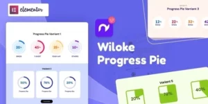Wiloke Progress Pie for Elementor 1.0.24破解版插件