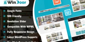 Windoor Windows and Door Installation WordPress Theme 1.0.0破解版主题