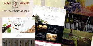 Wine Maker Winery WordPress Shop 3.0破解版主题