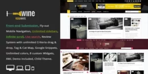 Wine Masonry Review Front-end Submission WordPress Theme 2.9破解版主题