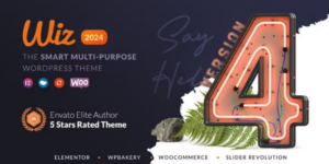 Wiz Elementor MultiPurpose WordPress Theme 4.1.0破解版主题