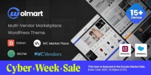 Wolmart | Multi-Vendor Marketplace WooCommerce Theme 1.8.2破解版主题