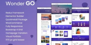 Wonder GO Tour Booking and Travel WordPress Theme 1.0.1破解版主题