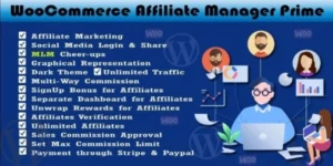 WooCommerce Affiliate Manager Prime 1.0破解版插件