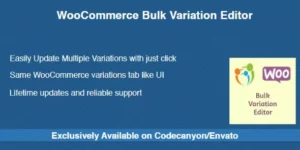 WooCommerce Bulk Variation Editor 1.0.2破解版插件