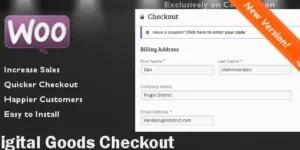WooCommerce Checkout for Digital Goods Pro [theDotStore] 3.7.1破解版插件