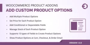 WooCommerce Custom Product Addons