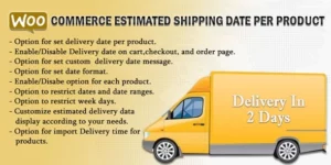 WooCommerce Estimated Delivery Or Shipping Date Per Product 5.1破解版插件
