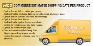 WooCommerce Estimated Shipping Date Per Product 1.8破解版插件