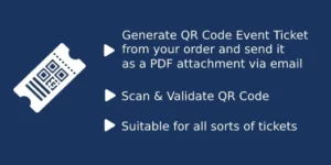WooCommerce Event QR Code Email Tickets 1.4破解版插件