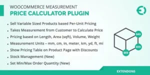 WooCommerce Measurement Price Calculator Plugin