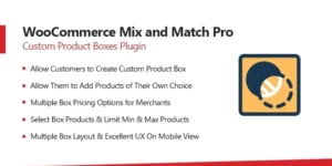 WooCommerce Mix Match Custom Product Boxes Bundles 1.4.4破解版插件