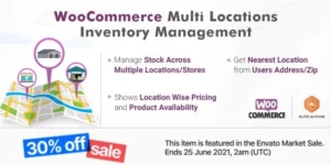 WooCommerce Multi Locations Inventory Management 4.1.3破解版插件