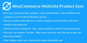 WooCommerce Multisite Product Sync 2.2.0破解版插件
