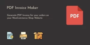 WooCommerce PDF Invoice Maker 1.0.9破解版插件